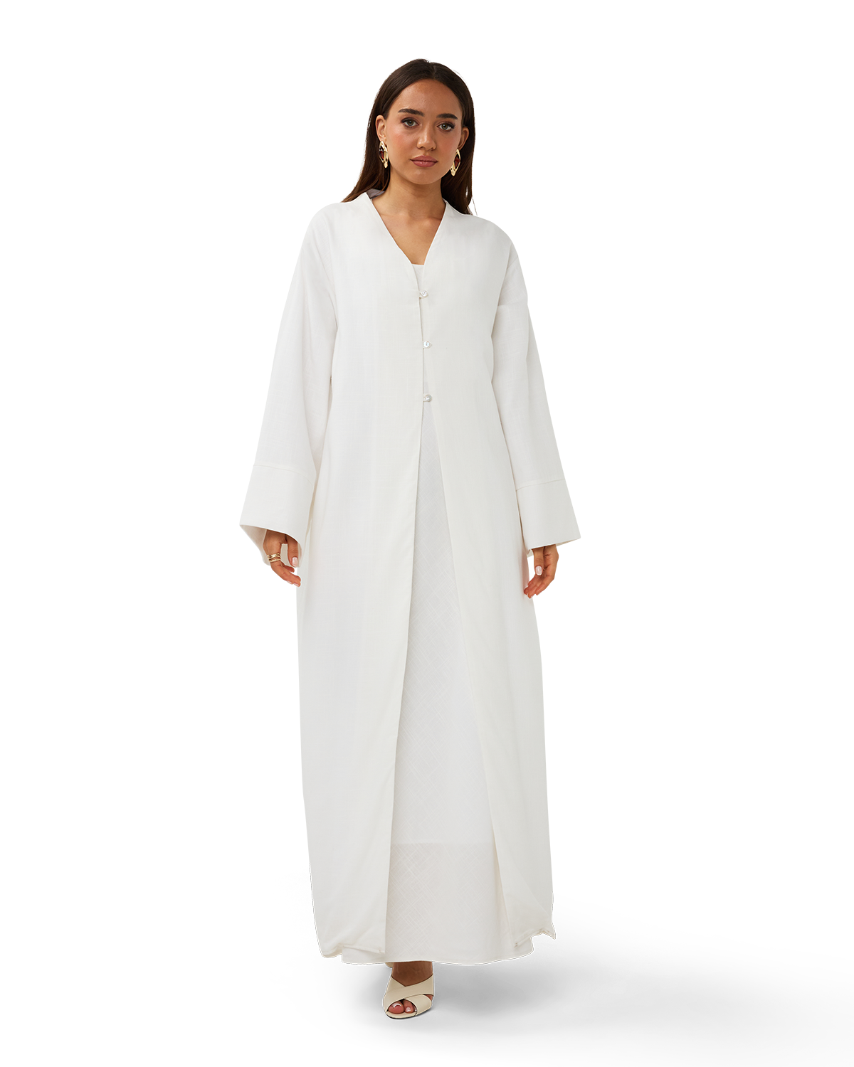 dress long tight Eterne Long Sleeve Boatneck Maxi Dress in Black main image 0