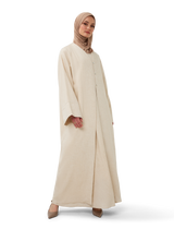 Sleeveless Column Dress Bone