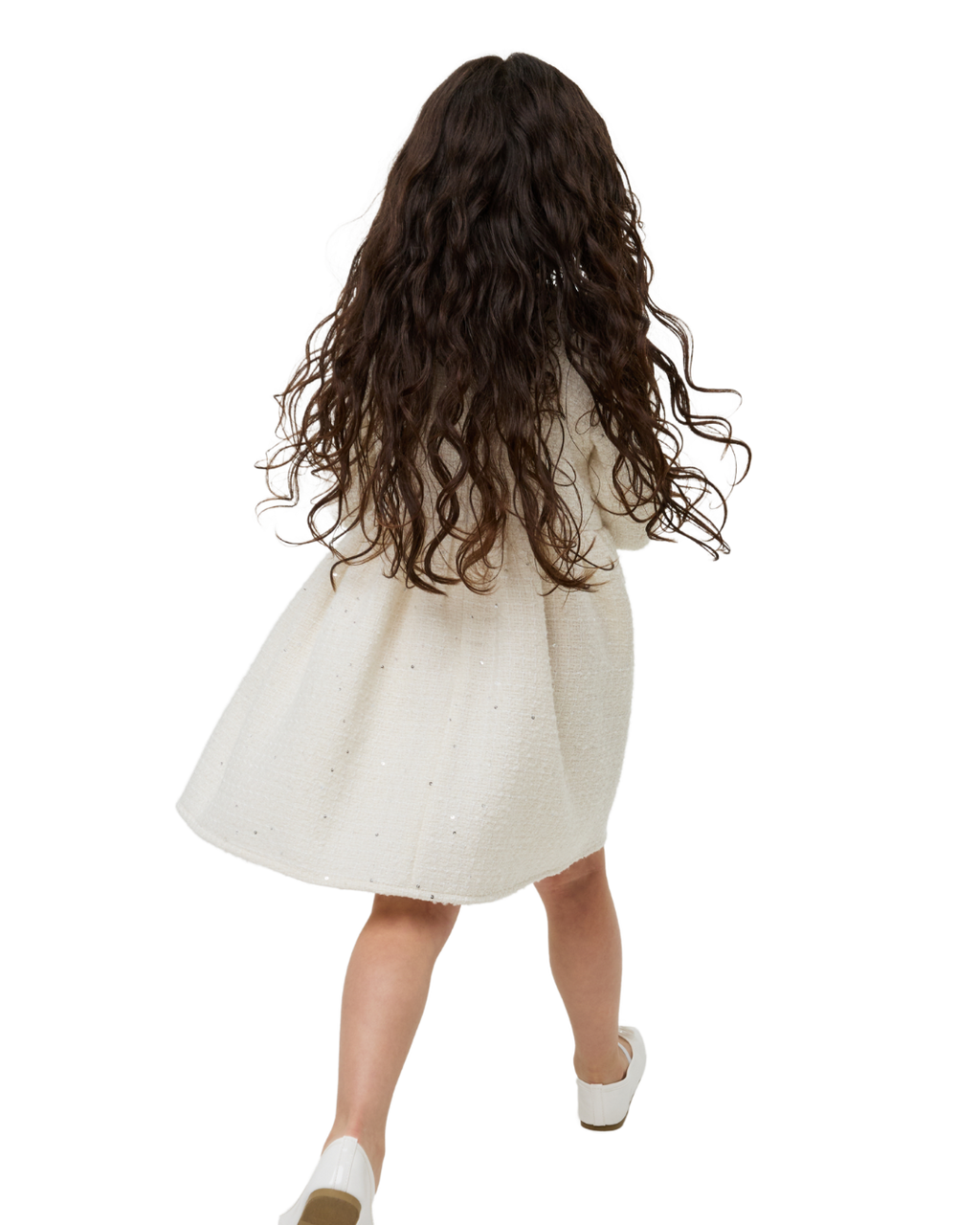 Signature Tweed Mini Dress - Ivory