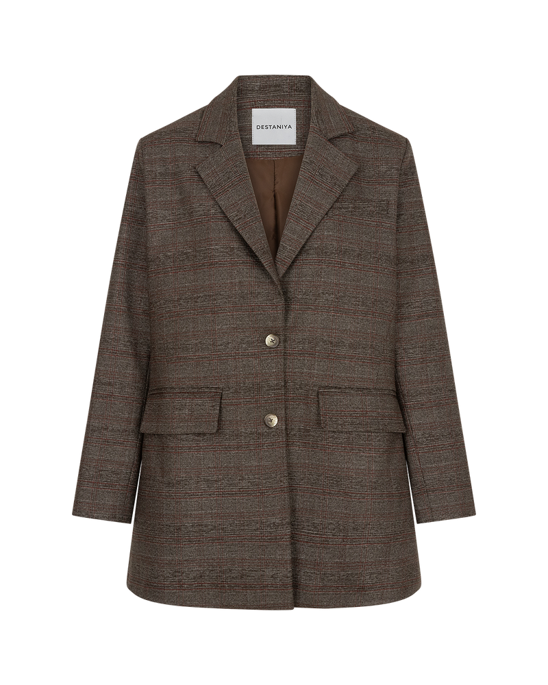 Tailored Checked Blazer