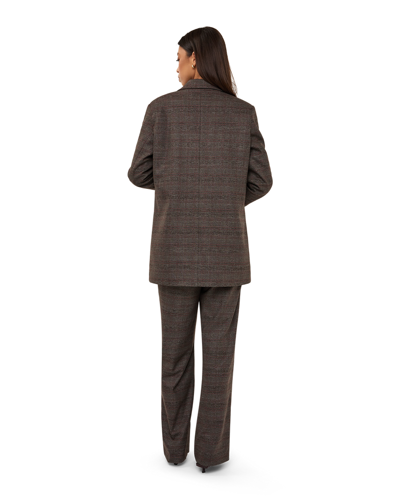 Tailored Checked Blazer