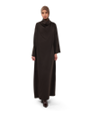 Signature Draped Dress - Chocolate Brown