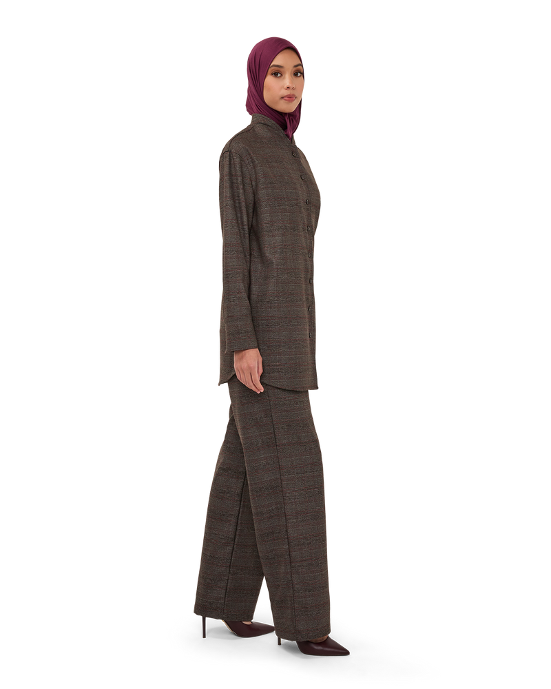 Checked Tailored Trousers
