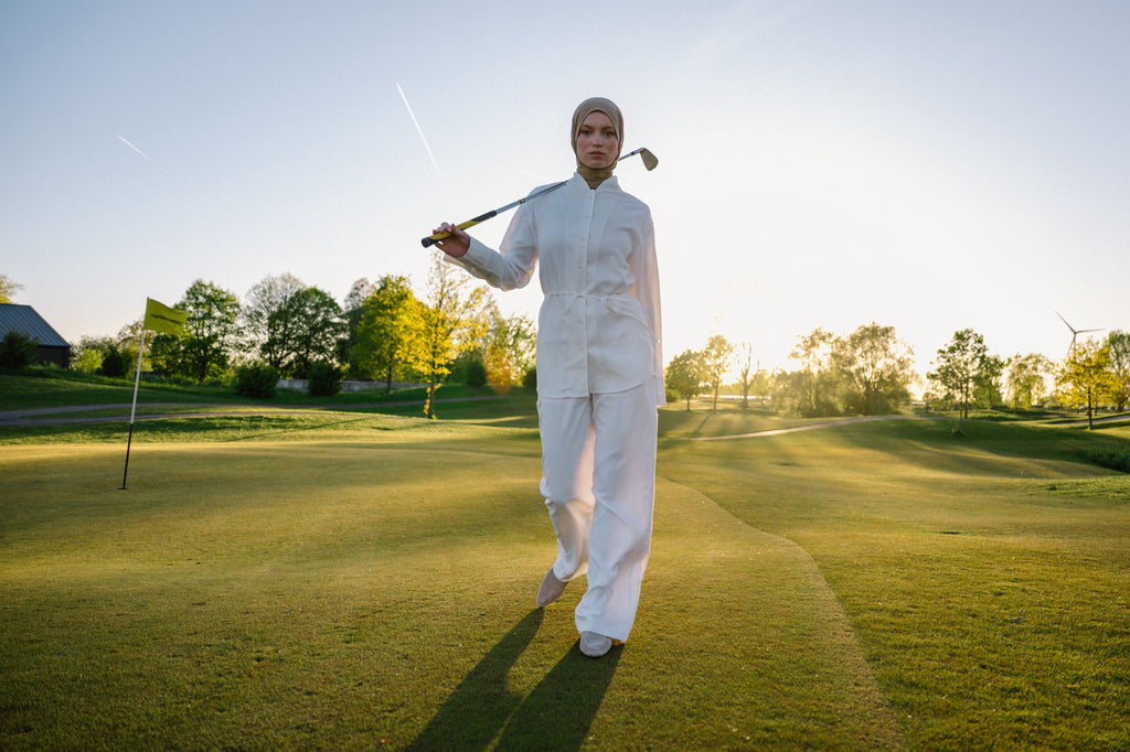 Wide-Leg Trouser Chalk