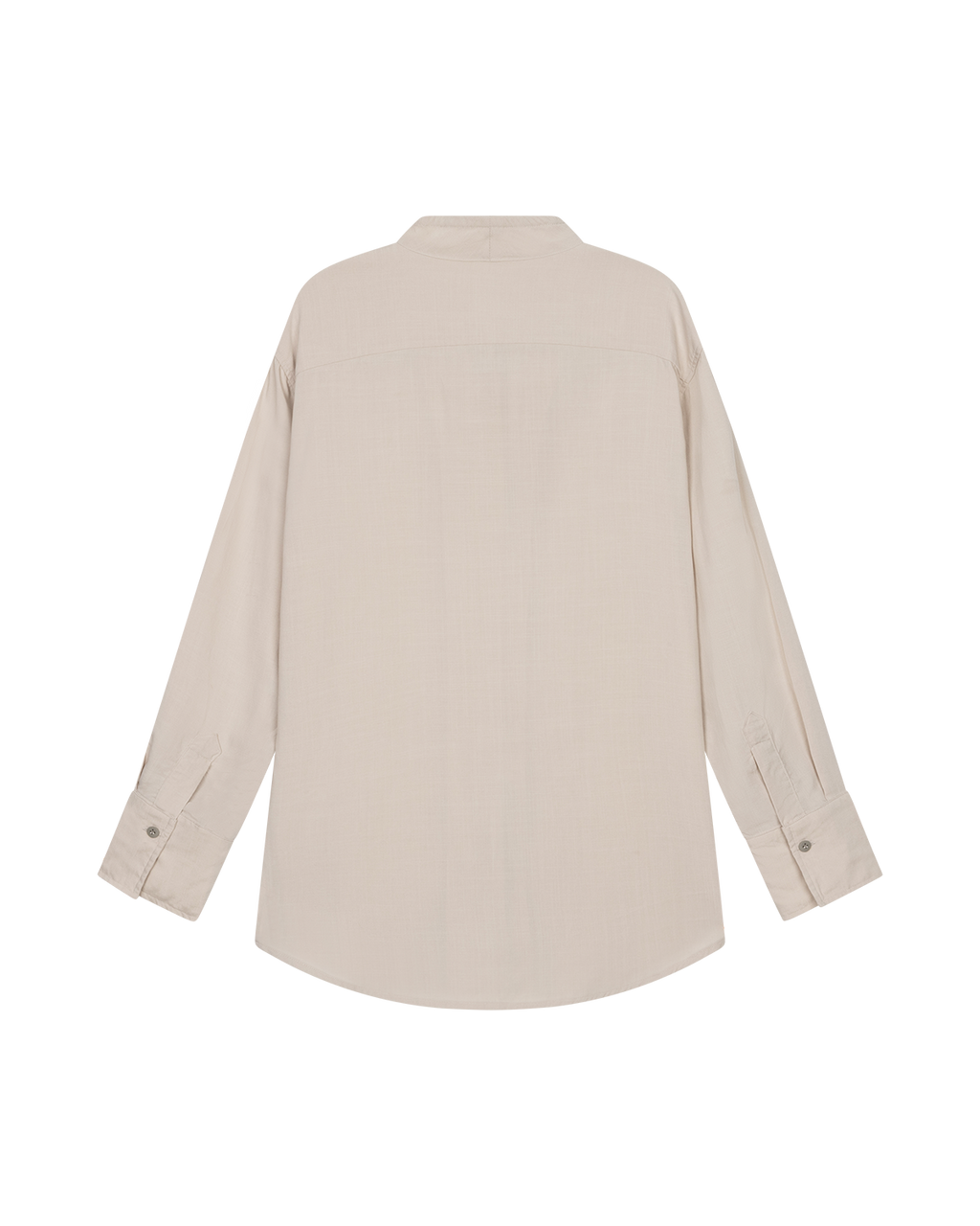 Button-Front Blouse Bone