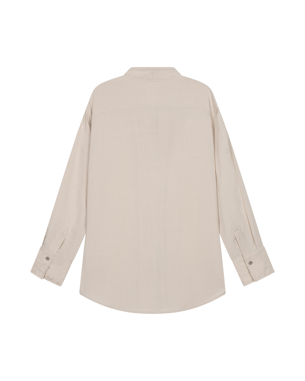 Button-Front Blouse Bone