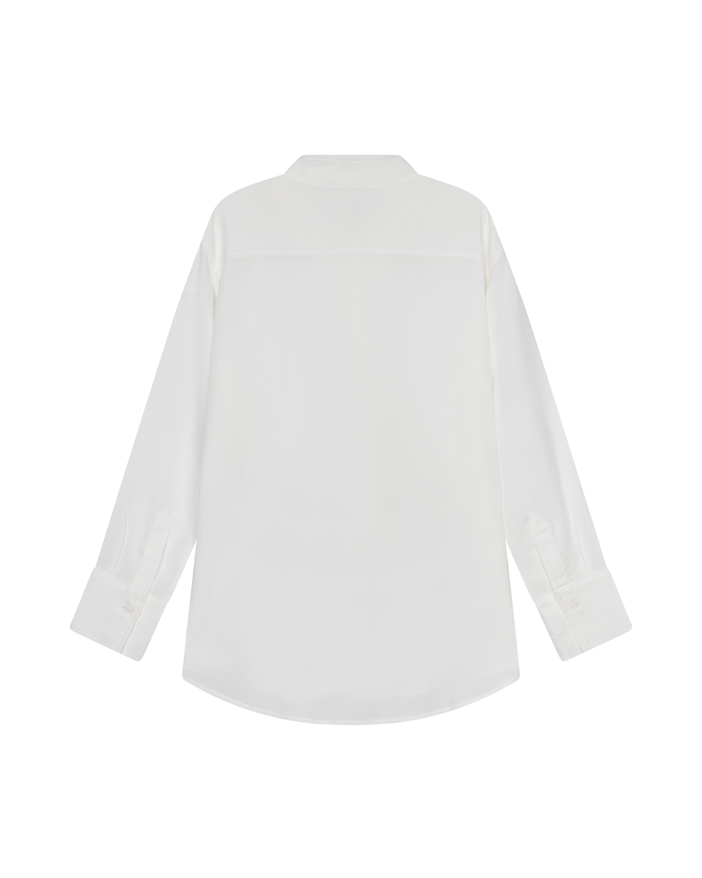 Button-Front Blouse Chalk
