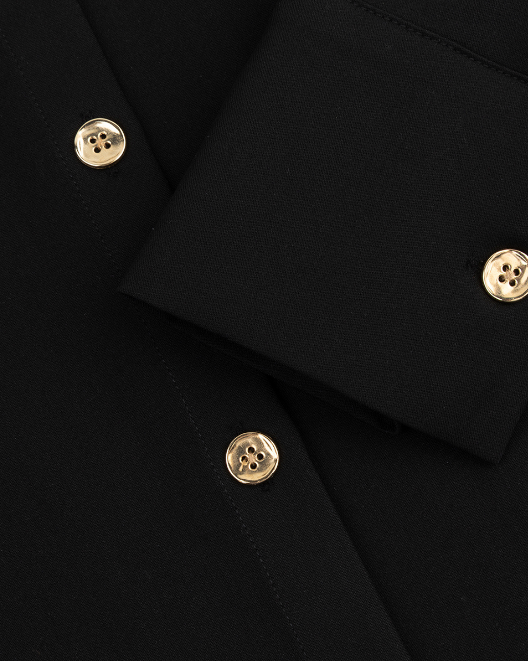 Button-Down Blouse - Black