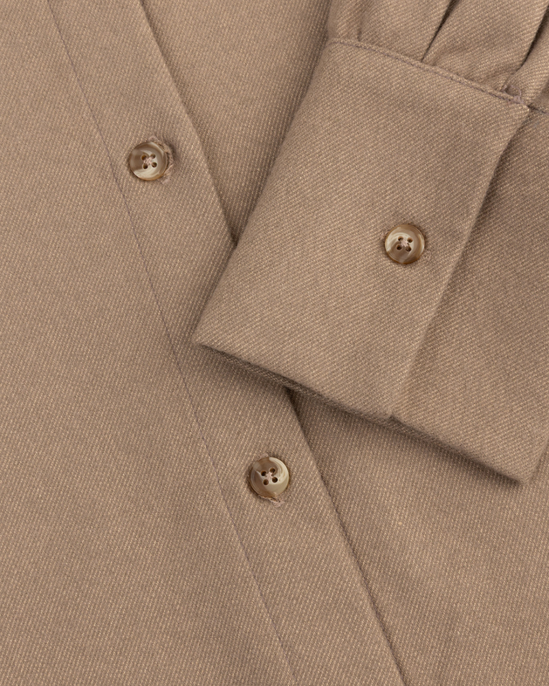 Button-Down Blouse - Camel