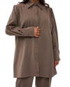 Button-Down Blouse - Stone