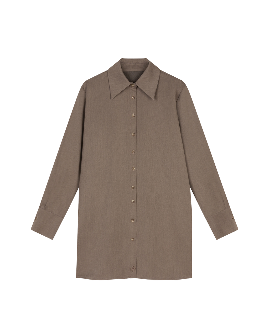 Button-Down Blouse - Stone