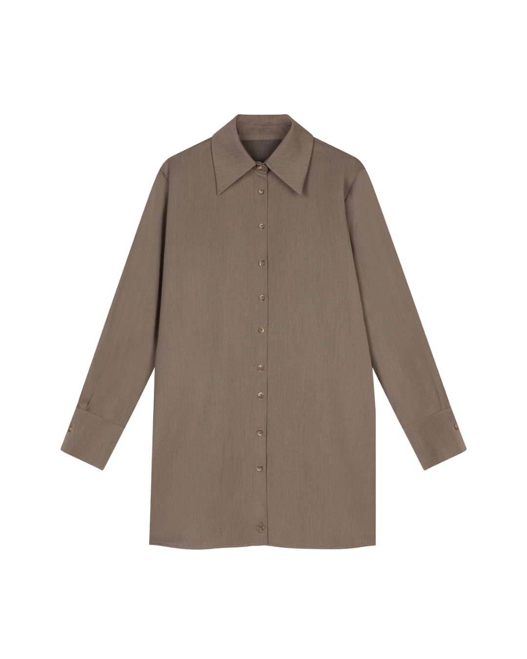 Button-Down Blouse - Stone