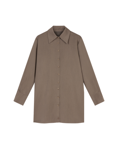 Blouse met knoopjes - Steen