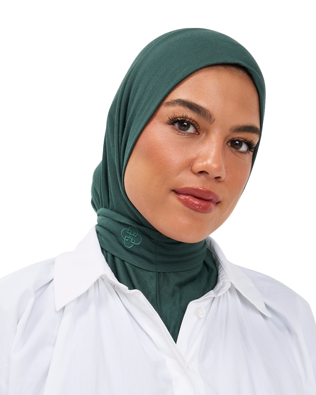 Embroidered Slip-on - Emerald