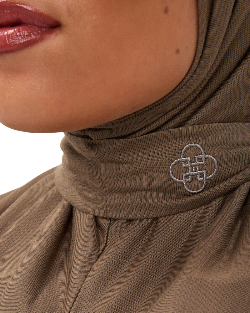 Embroidered Slip-on - Stone Brown