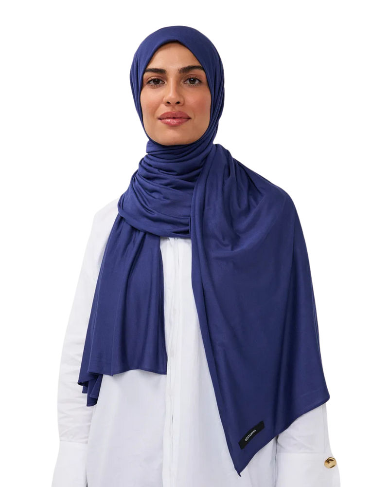 Essential Modal Long-Scarf - Imperial Blue