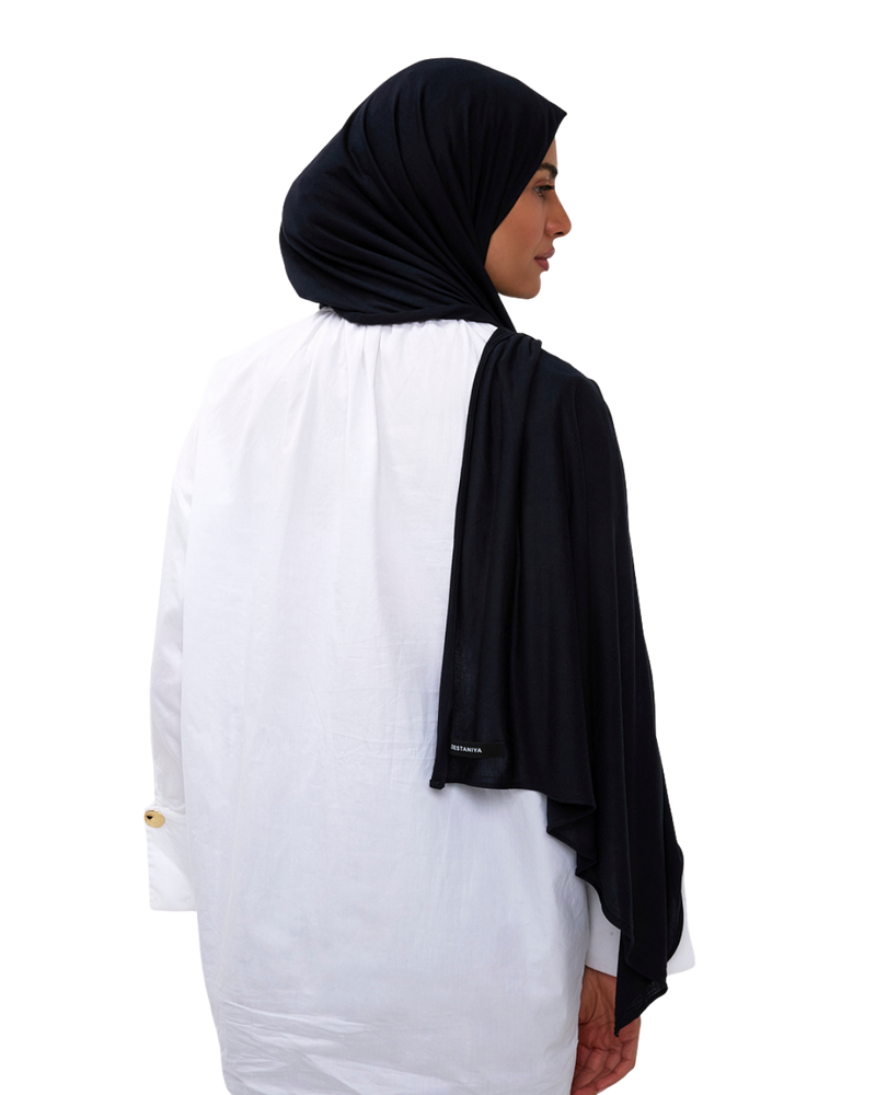 Essential Modal Long-Scarf - Onyx