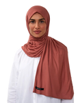 Essential Modal Long-Scarf - Terracotta Clay