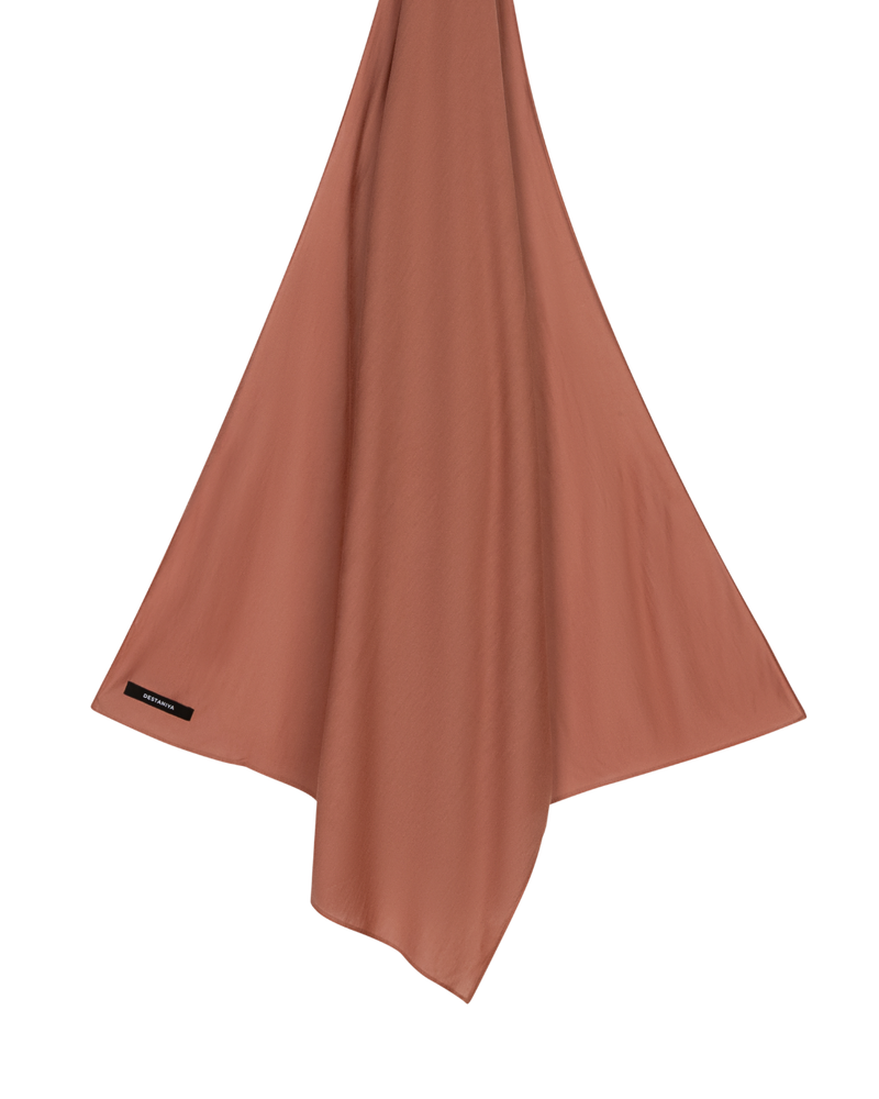 Essential Modal Long-Scarf - Terracotta Clay