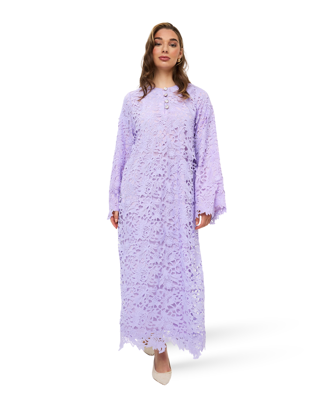 Lace Dress - Violet