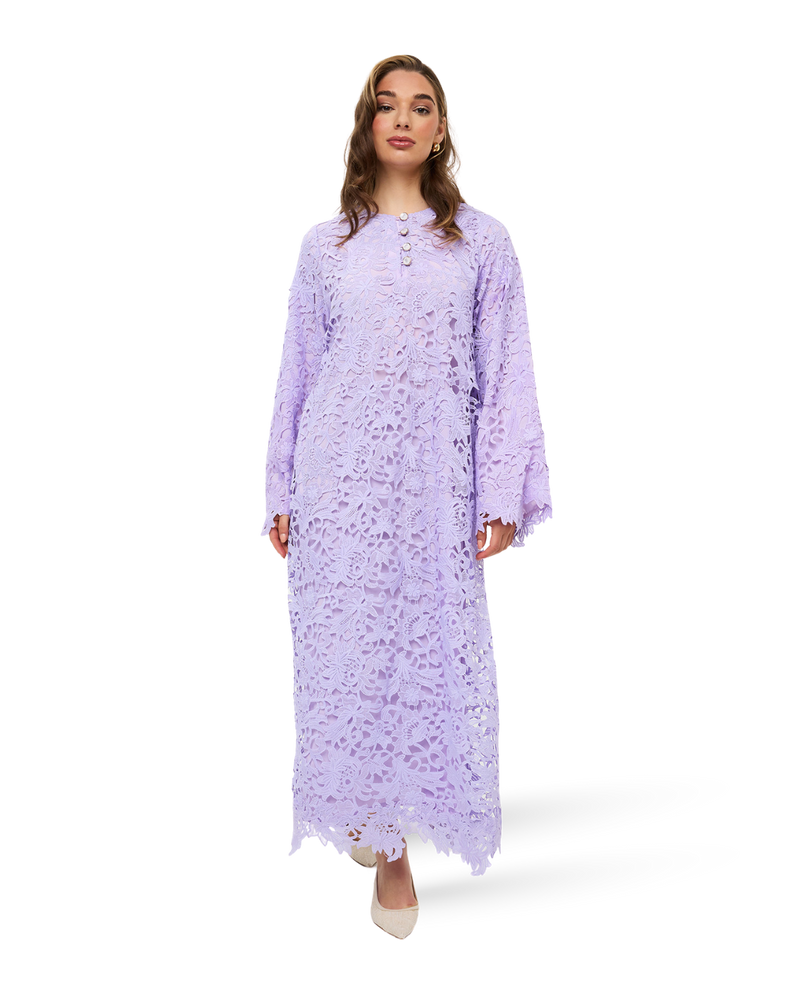 Lace Dress - Violet