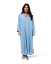 Linen Dress - Sea Blue