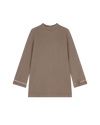 Mock-Neck Blouse - Stone