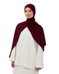 Premium Modal Long-Scarf - Deep Cherry