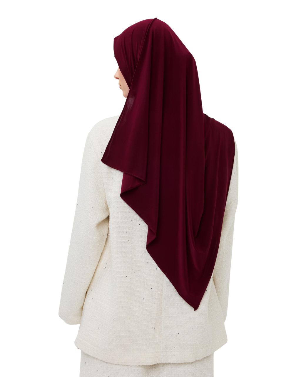 Premium Modal Long-Scarf - Deep Cherry
