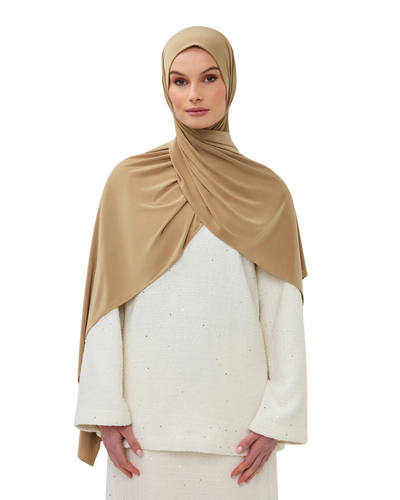 Premium Modal Long-Scarf - Golden Desert
