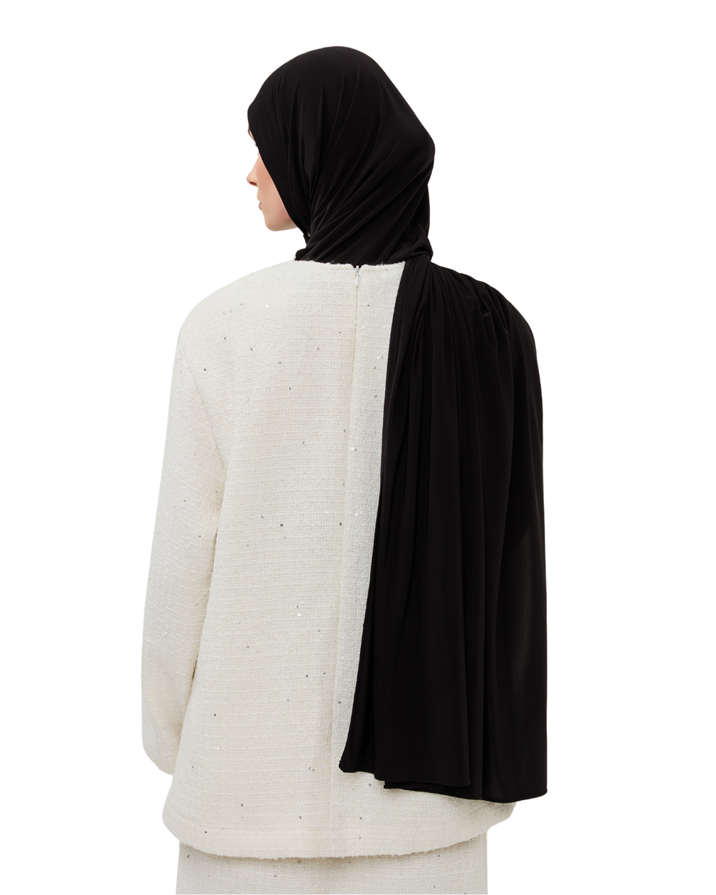 Premium Modal Long-Scarf - Noir