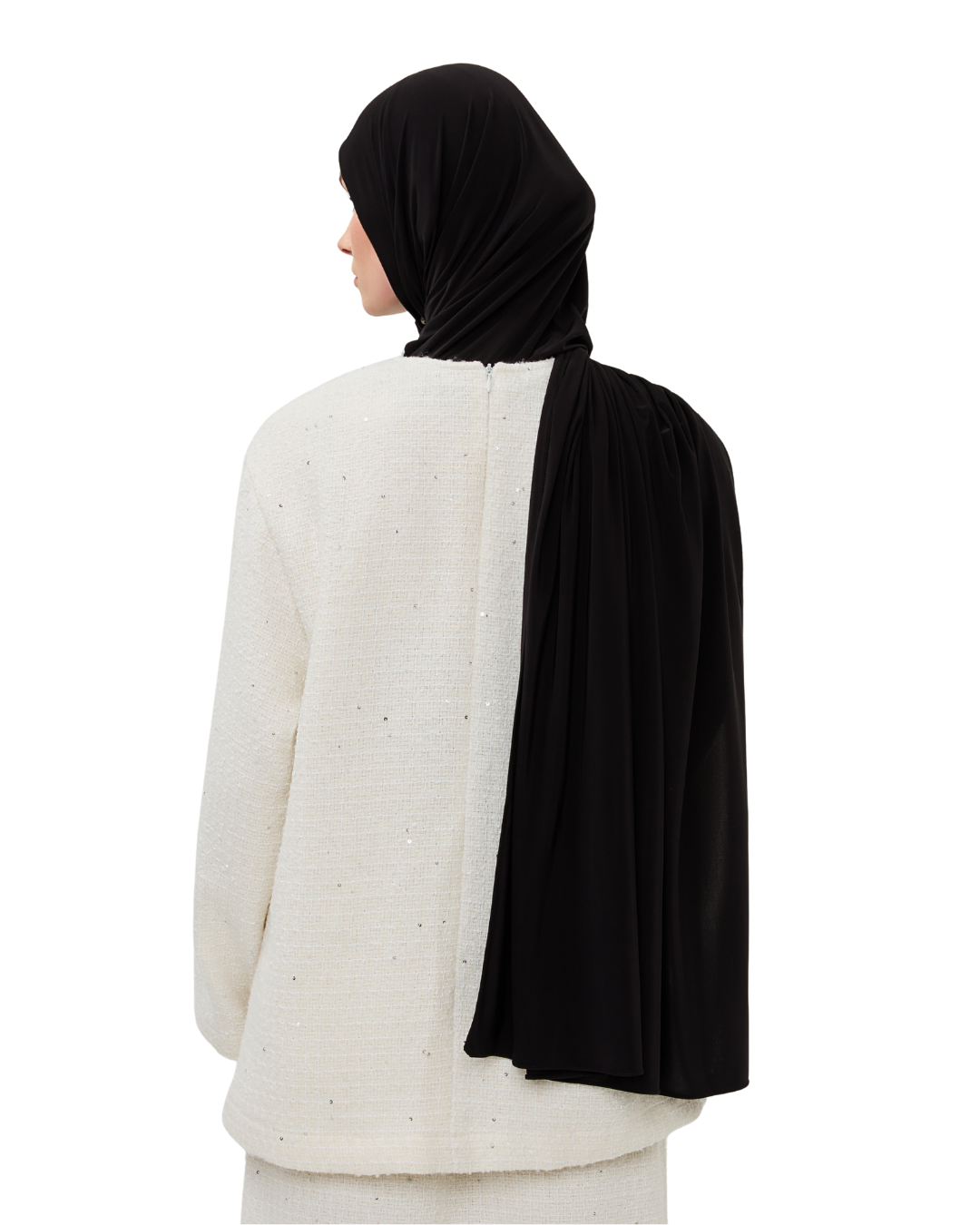 Premium Modal Long-Scarf - Noir