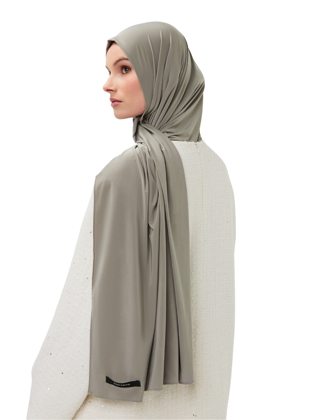 Premium Modal Long-Scarf - Stone Sage