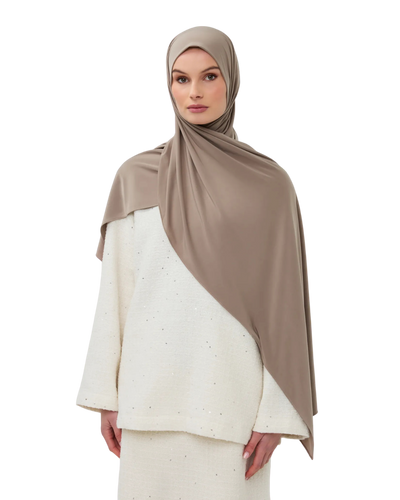 Premium Modal Long-Scarf - Warm Stone
