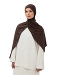 Premium Modal Long-Scarf - Chocolate Brown