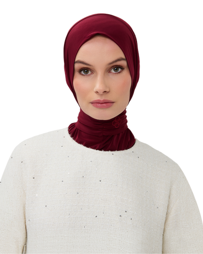 Premium Modal Slip-on - Deep Cherry