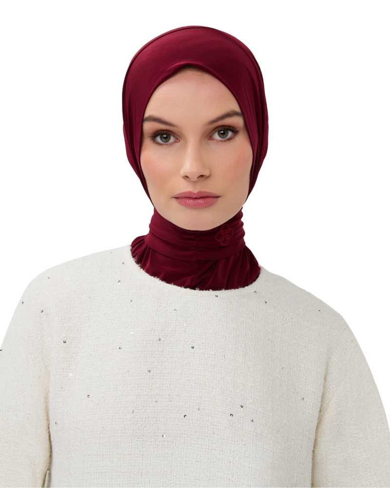 Premium Modal Slip-on - Diep Kersenrood