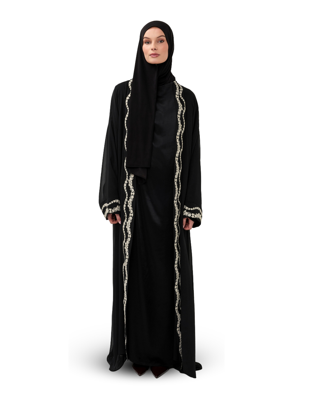 Signature Chiffon Kimono - Noir