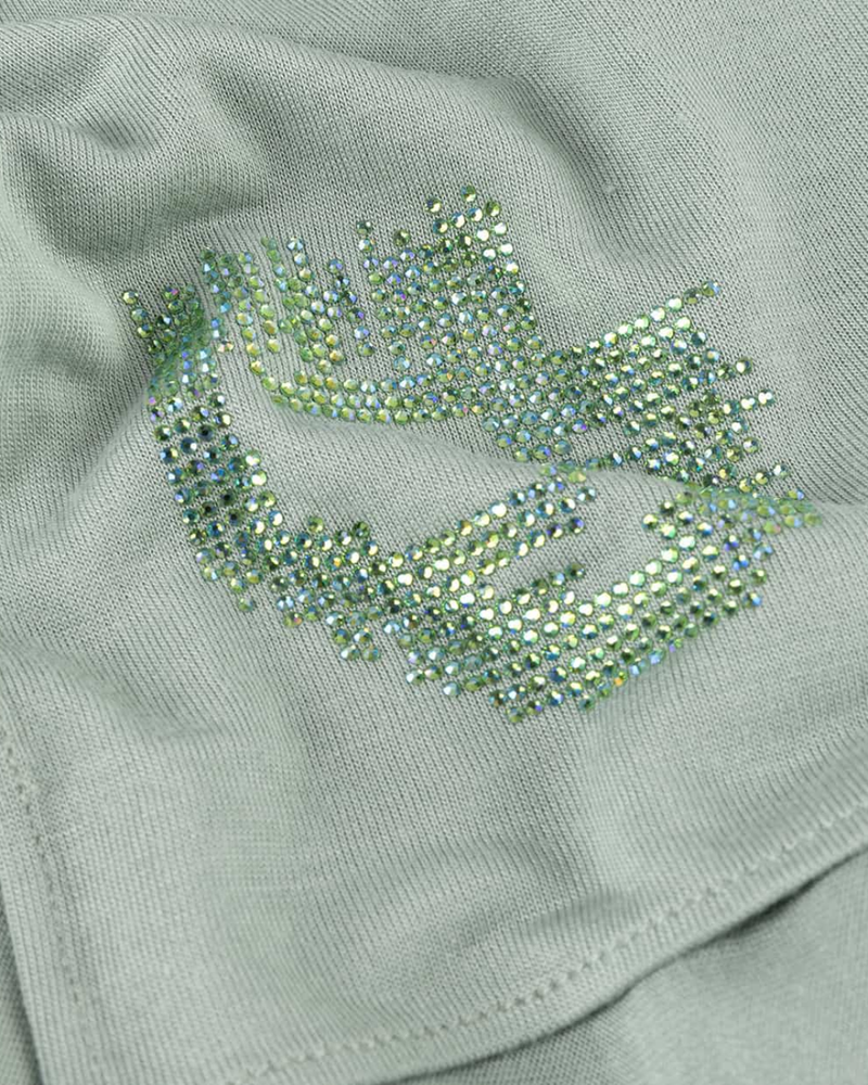 Signature Modal Diamonds Long-Scarf - Bleu Mer