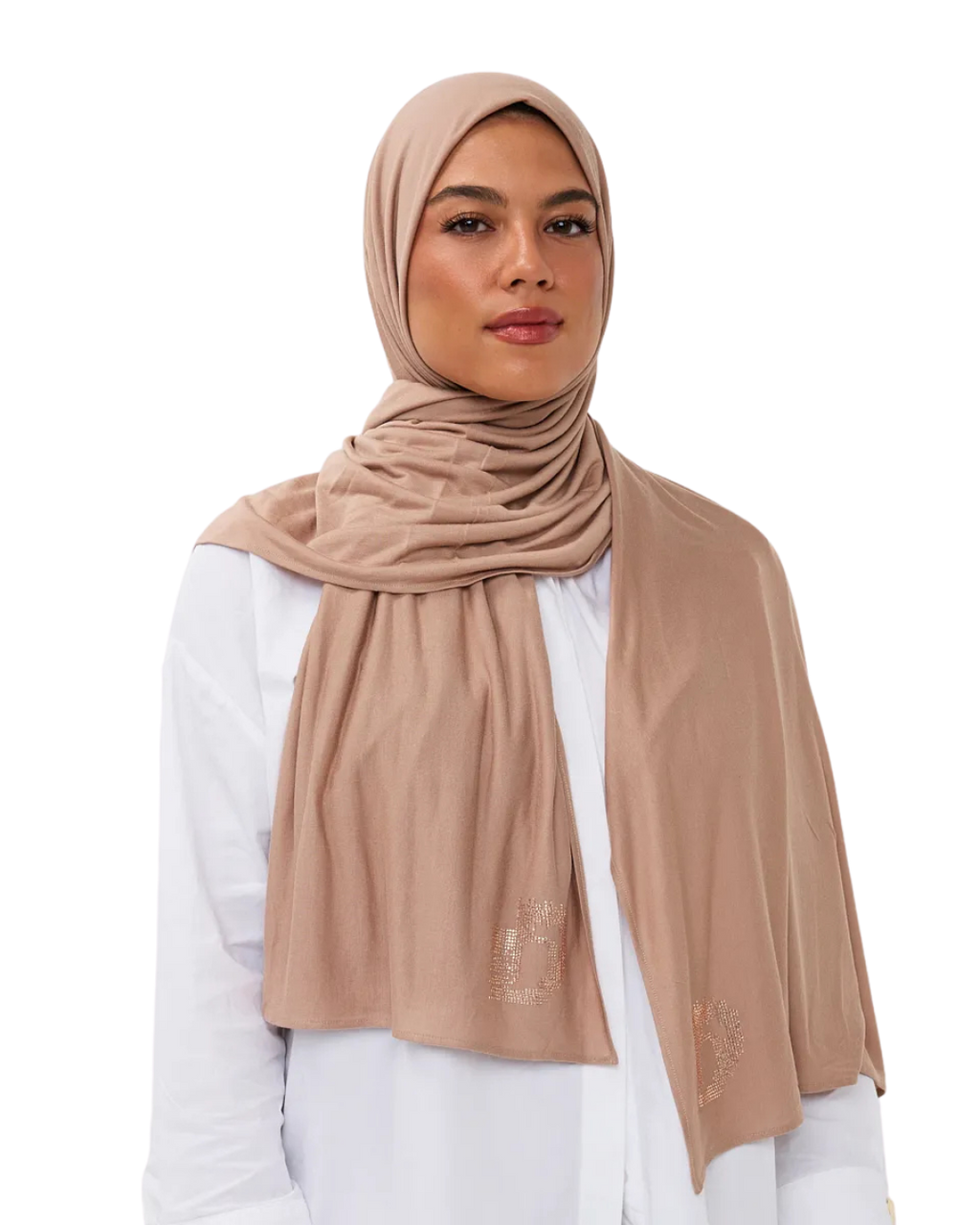 Signature Modal Diamonds Long-Scarf - Desert Sand