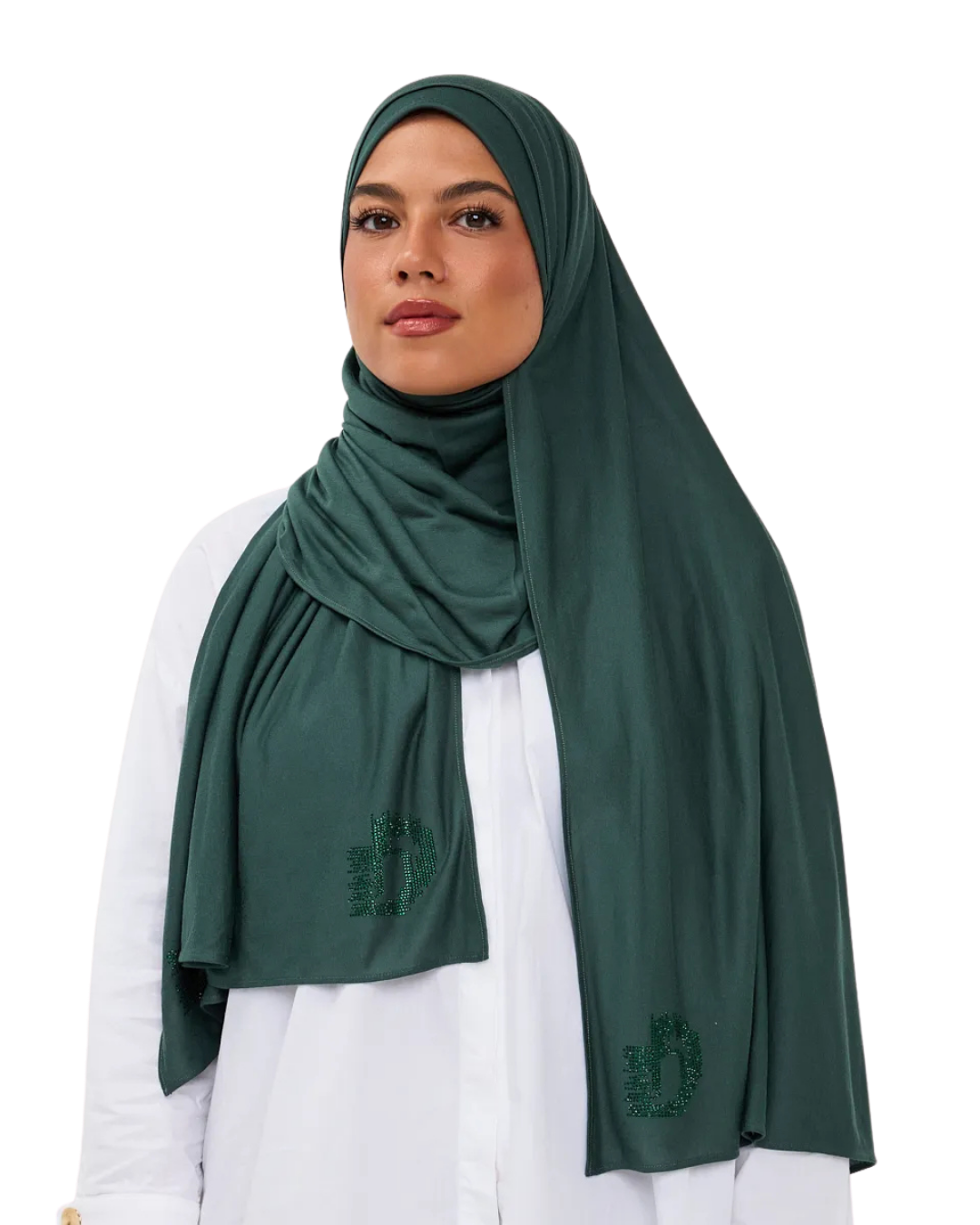 Signature Diamonds Long-Scarf - Emerald