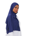 Signature Modal Diamonds Long-Scarf - Imperial Blue