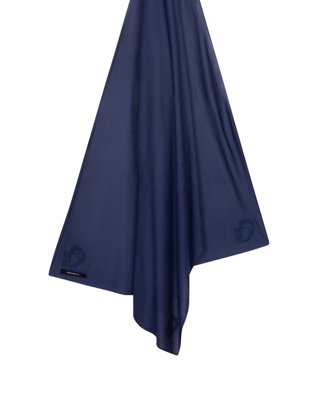 Signature Modal Diamonds Long-Scarf - Imperial Blue