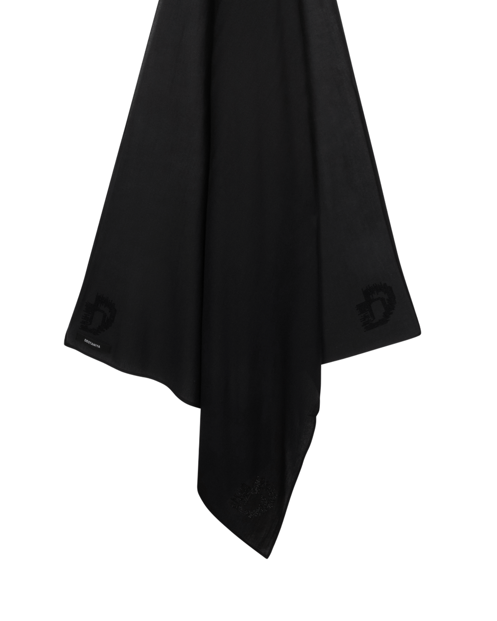 Signature Modal Diamonds Long-Scarf - Onyx