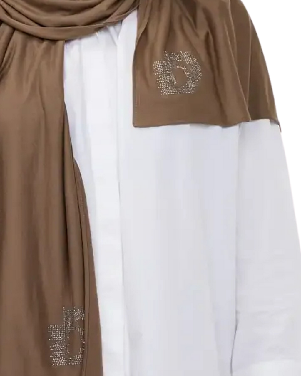 Summer-Toned Modal Diamond Long-Scarf Set