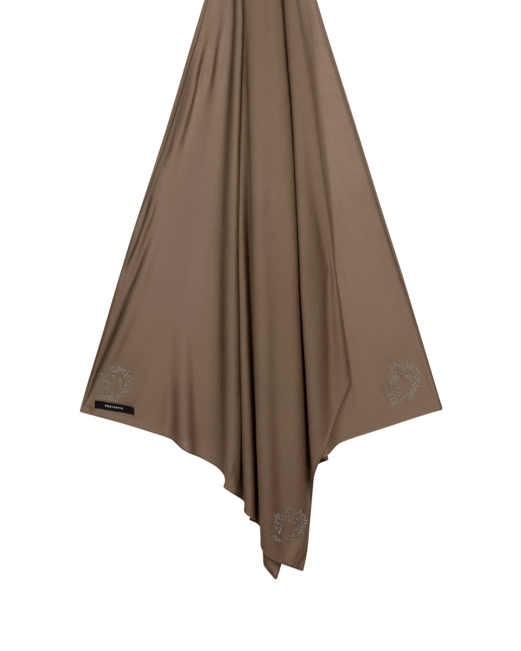 Signature Modal Diamonds Long-Scarf - Stone Brown