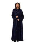 Signature Jaquard Kimono - Royal Blue