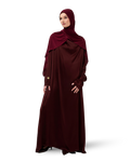 Signature Satin Dress - Deep Burgundy