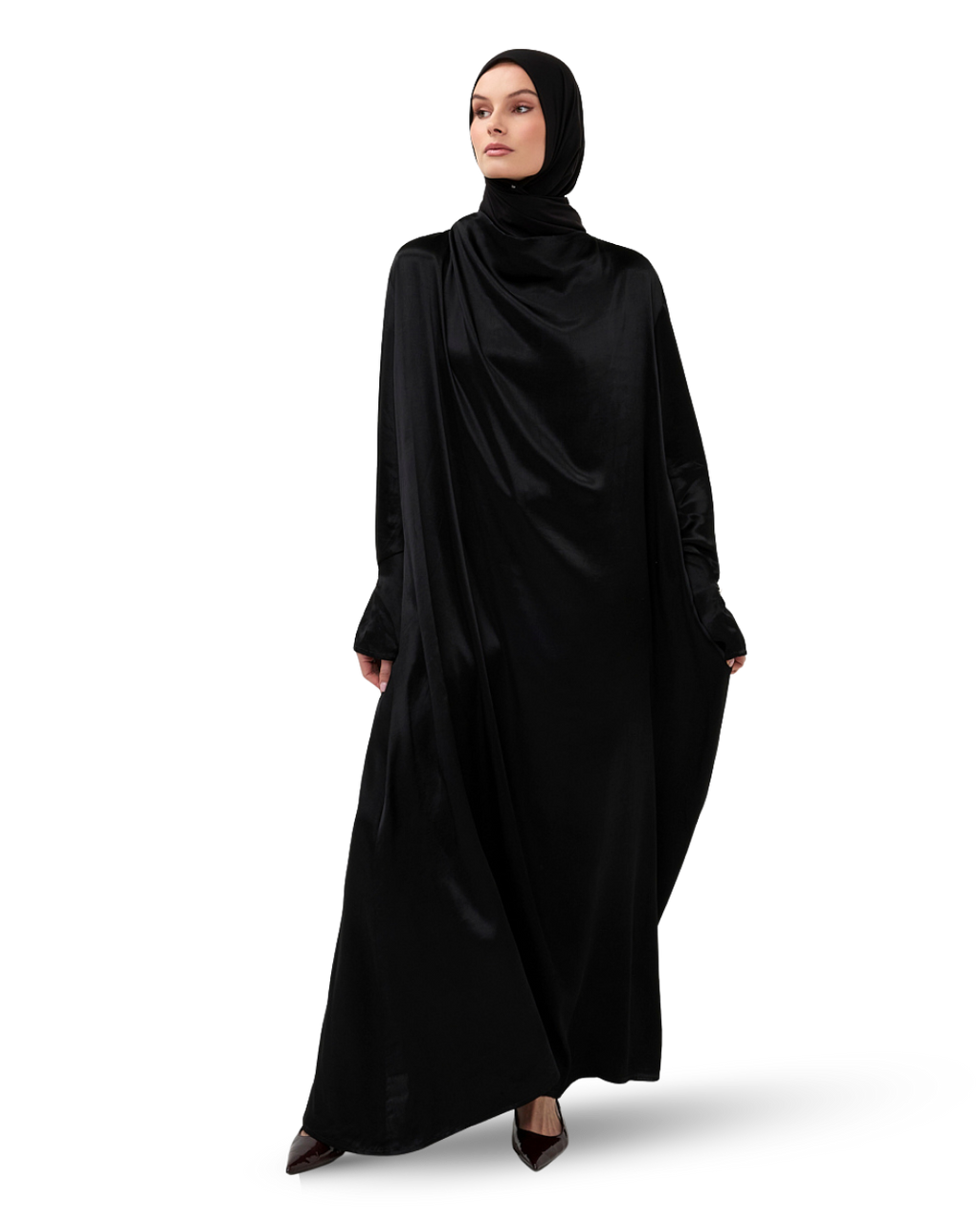 Signature Satin Dress - Noir