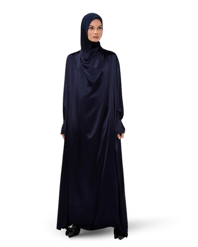 Signature Satin Dress - Royal Blue